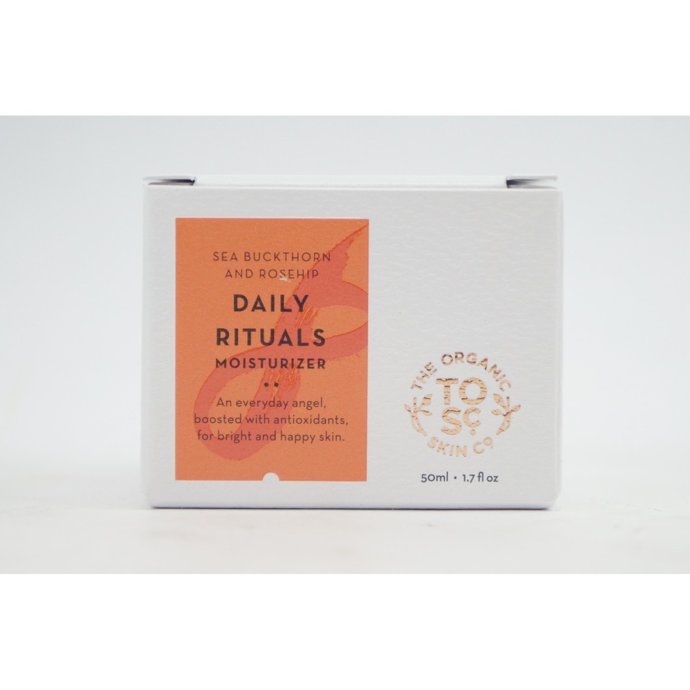 New The Organic Skin Co Rosehip Sea Buckthorn Daily Rituals Moisturizer 1.7oz